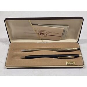 Cross Classic Black Pen & Pencil Set 2501 Michigan State University Alumni Gift